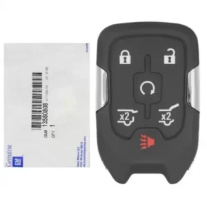 GMC Yukon Smart Remote Key 6 Button 13580808 13508283 HYQ1EA
