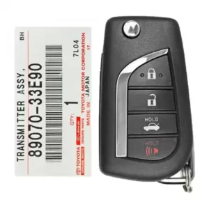 2018-2019 Toyota Camry Flip Remote Key 89070-33E90 HYQ12BFB